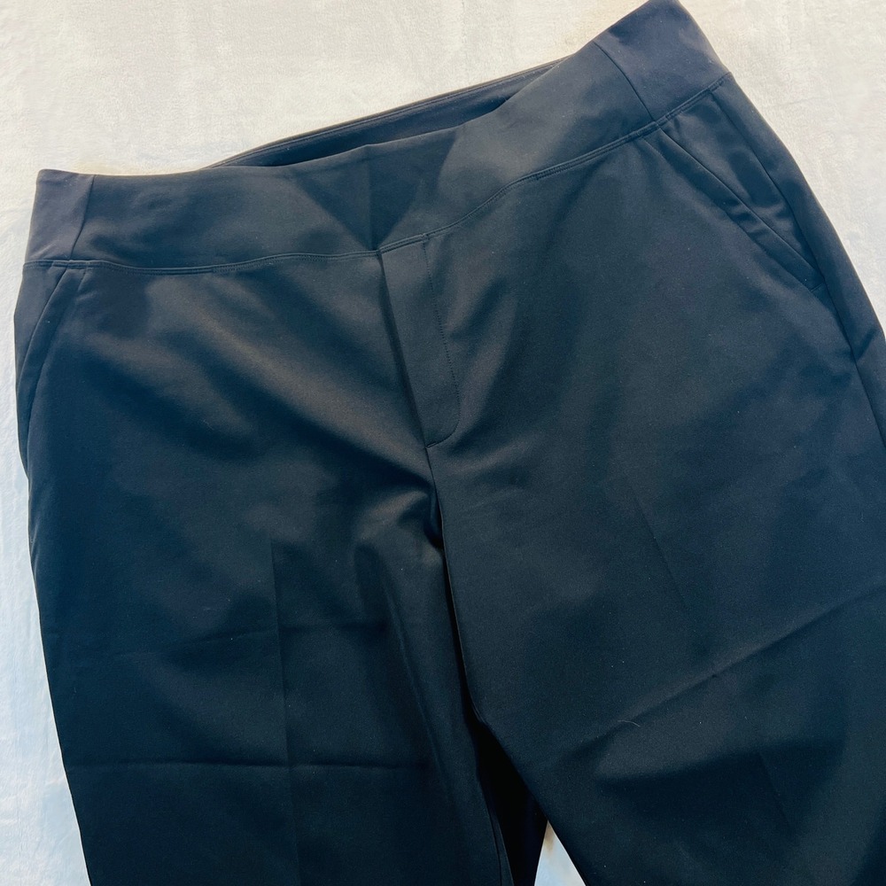 Athleta Brooklyn Ankle Pants Black Tapered Trousers Plus Size 18